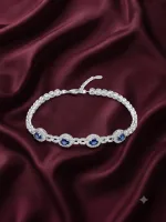 Celeste Azure Halo Bracelet