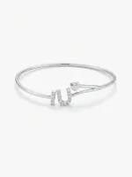 Celeste Initial Heart Bangle