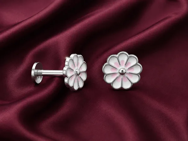 Pretty Flower Baby Stud Earrings