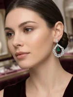 Emerald Drop Earrings