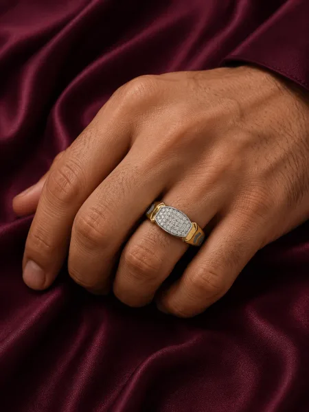 Royal Purple Stone Statement Ring
