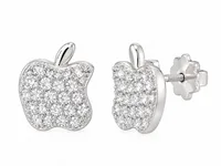 Apple Silver Stud