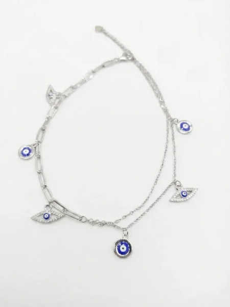 Celestial Evil Eye Charm Anklet