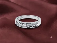 Geometric Accent Diamond Sterling Silver Ring