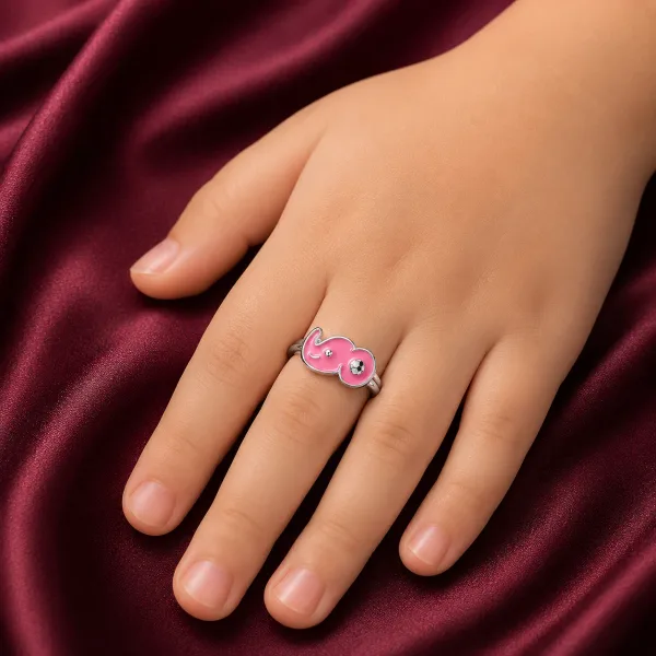 Pink Bunny Soccer Kids Ring