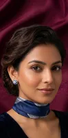 Royal Bloom Sapphire & Diamond Stud Earrings