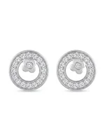 Celestial Circle Stud Earrings