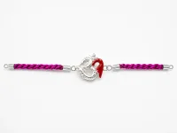 Shiv Om Silver Rakhi