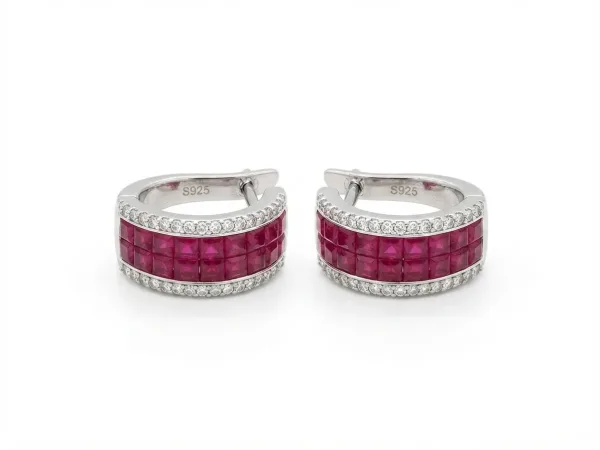 Ruby Royale Hoops
