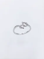 Double Leaf Elegance Ring