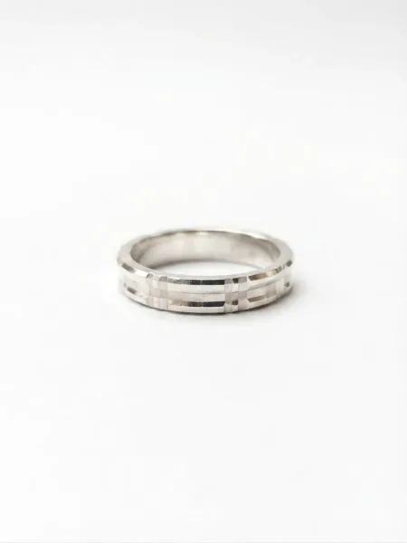 Celestial Facet Band ring