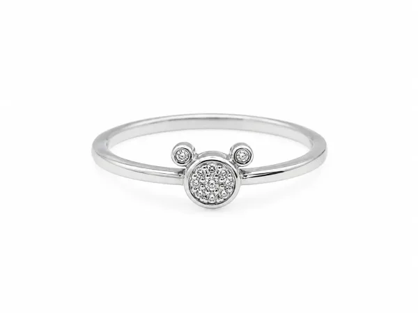 Luna Trio Solitaire Ring