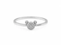 Luna Trio Solitaire Ring