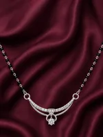 Graceful Curve 925 Sterling Silver Mangalsutra