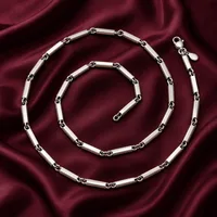 Sterling Bar Link Chain