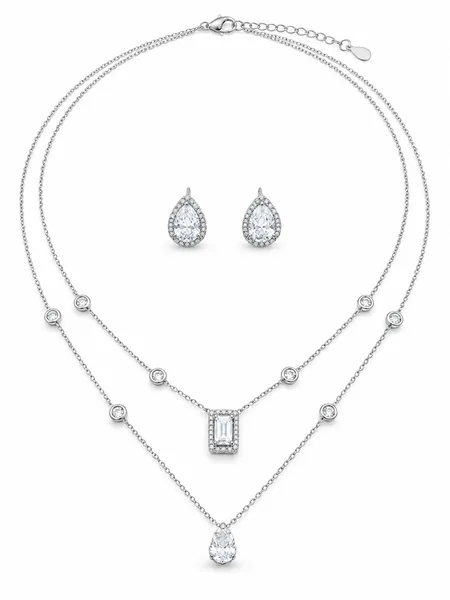Elegant Double-Layer Teardrop Set