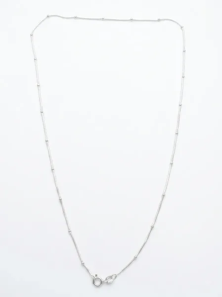 Subtle Silver Ball Chain