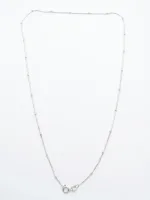 Subtle Silver Ball Chain