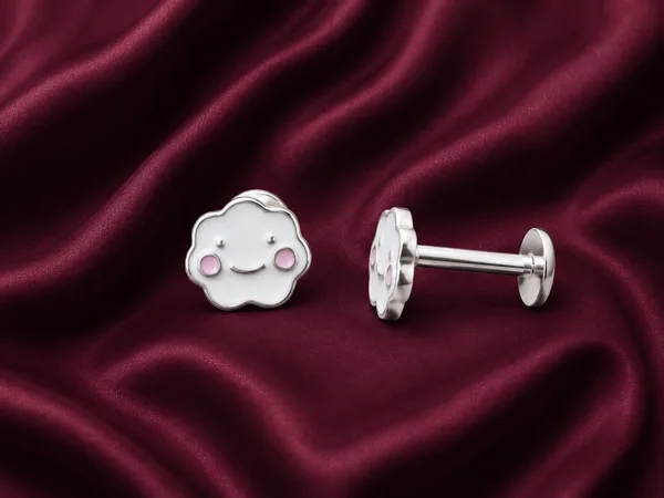 Sweet Cloud Baby Stud Earrings