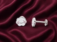 Sweet Cloud Baby Stud Earrings