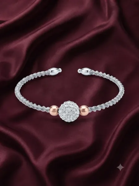 Celeste Pavé Orb Bangle