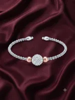 Celeste Pavé Orb Bangle