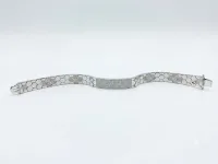 Honeycomb Luxe Silver Bracelet