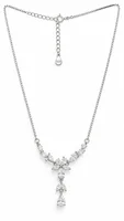 Silver Floral Cascade Pendant chain