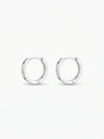 ​Green Gemstone Huggie Earrings