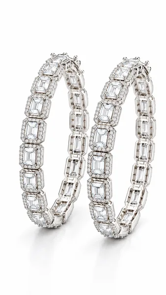 Regal Geometric Elegance Bangle
