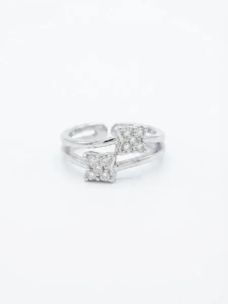 Lumiera Twin Grace Toe Ring