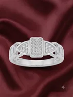 Silver Cluster Ring