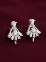 Celestial Ballerina Diamond Stud Earrings