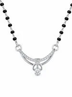 Graceful Curve 925 Sterling Silver Mangalsutra