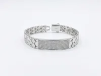 Honeycomb Luxe Silver Bracelet