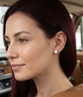 Minimalist Silver Flat-Disc Stud Earrings