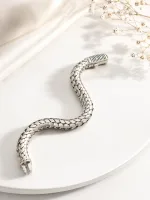 Silver Mesh Luxe Men’s Bracelet