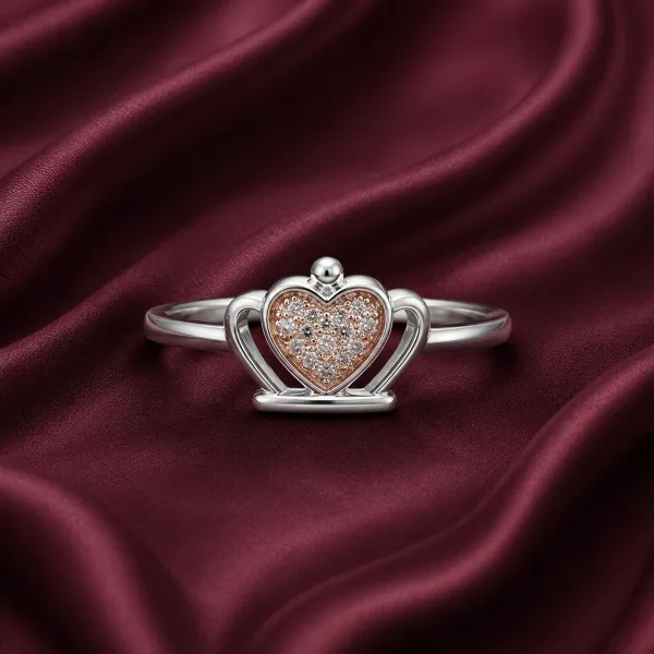 Sparkling Heart Love Ring