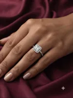 Halo Cushion Radiance Ring