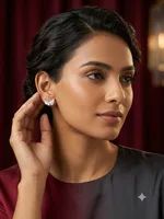 Seraphic Grace: Angel Wing Stud Earrings