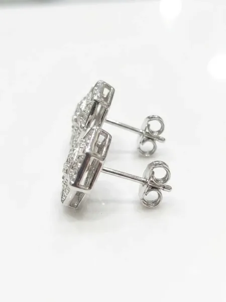 Hexa Radiance Stud Earrings