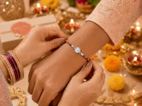 Rainbow Crystal 925 Sterling Silver Rakhi
