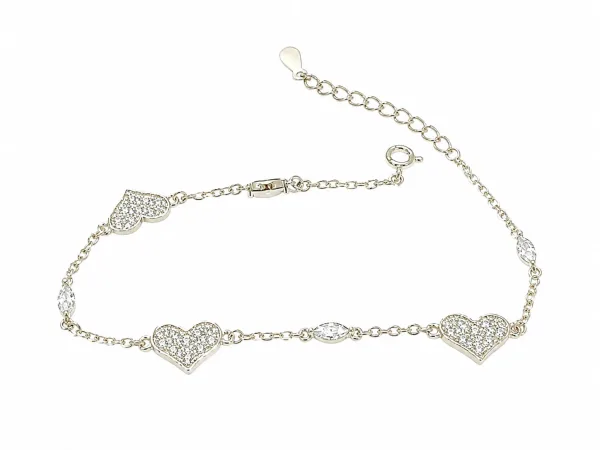Forever Heart Charm Bracelet