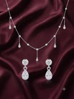 Elegant Teardrop  Necklace & Earring Set