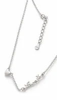 Silver Heart Love chain