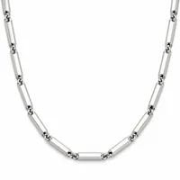 Sterling Bar Link Chain