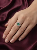 Verdant Clover Ring