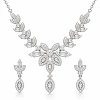 Silver Floral Elegance Set