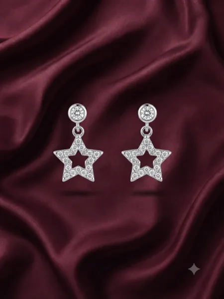 Celestial Star Cascade Necklace Set