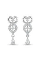 Celestia Heart Drop Earrings